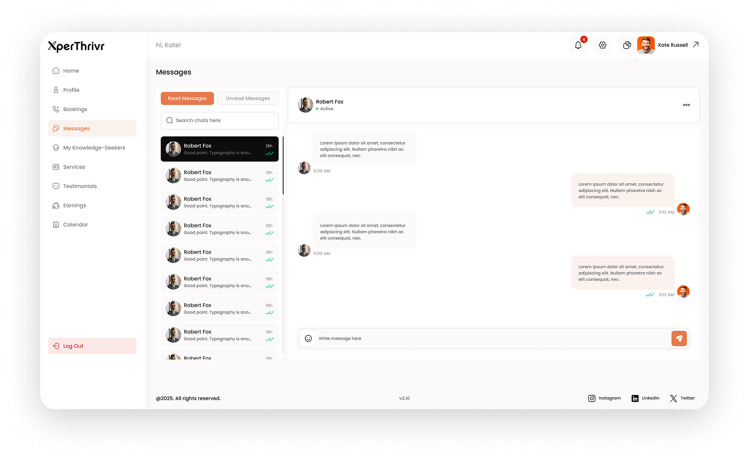 Messaging preview