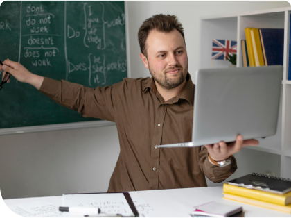 Educational institutions and online tutors